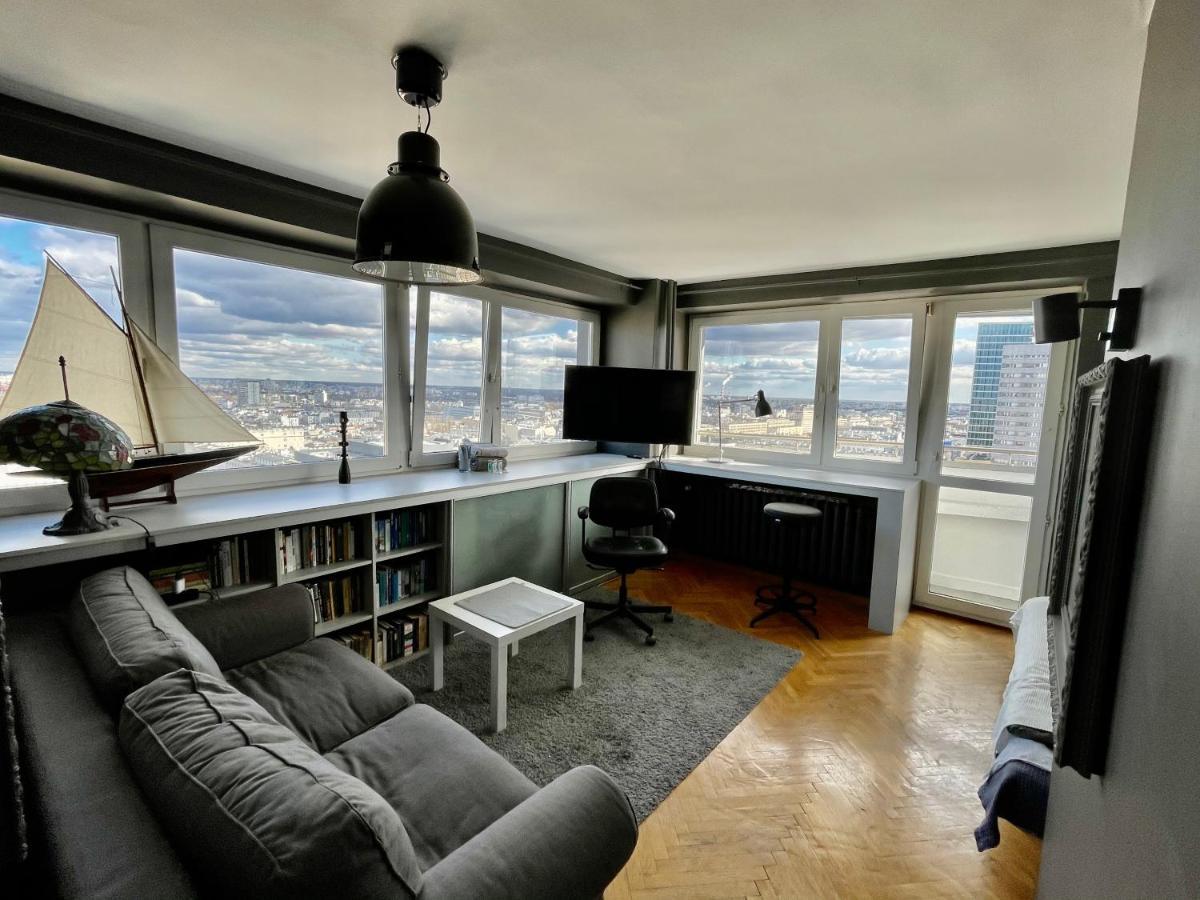 Super Apartament Grey Centrum 2X Metro Fast Wifi 300 Mbs Netflix Appletv Smarttv Spotify Panorama Miasta Varšava Exteriér fotografie