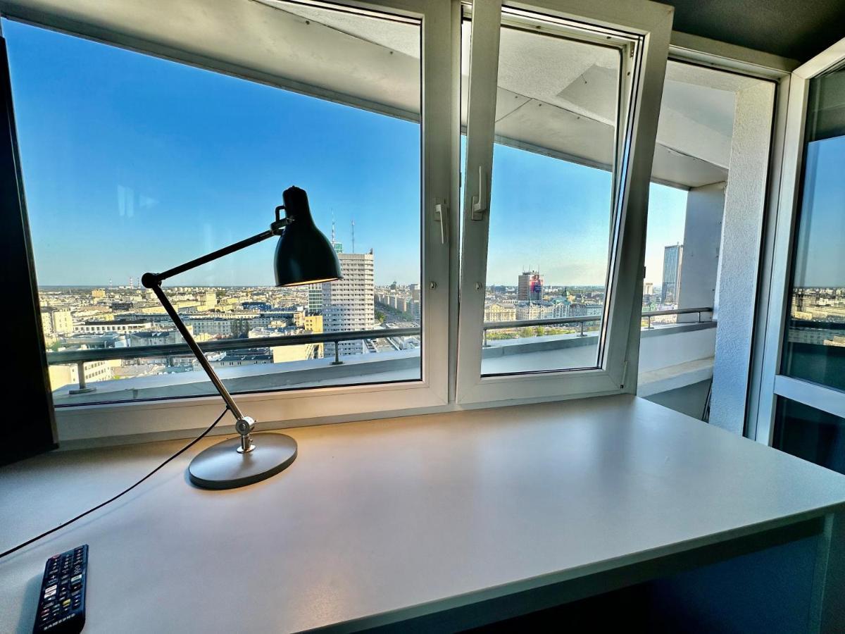 Super Apartament Grey Centrum 2X Metro Fast Wifi 300 Mbs Netflix Appletv Smarttv Spotify Panorama Miasta Varšava Exteriér fotografie