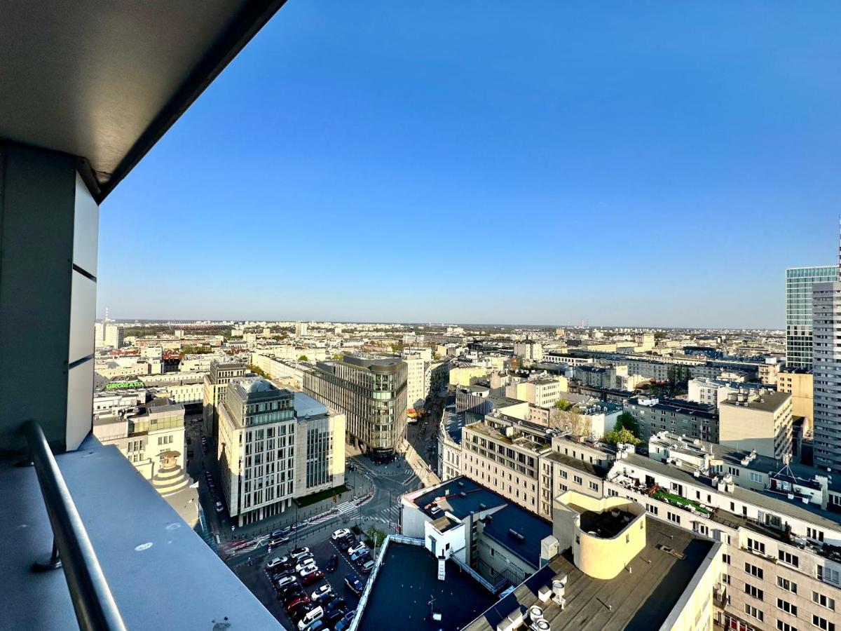 Super Apartament Grey Centrum 2X Metro Fast Wifi 300 Mbs Netflix Appletv Smarttv Spotify Panorama Miasta Varšava Exteriér fotografie