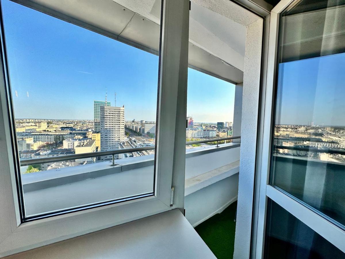 Super Apartament Grey Centrum 2X Metro Fast Wifi 300 Mbs Netflix Appletv Smarttv Spotify Panorama Miasta Varšava Exteriér fotografie